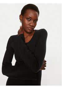 Munthe Sukienka dzianinowa Toady 243134024376 Czarny Slim Fit. Kolor: czarny. Materiał: wiskoza