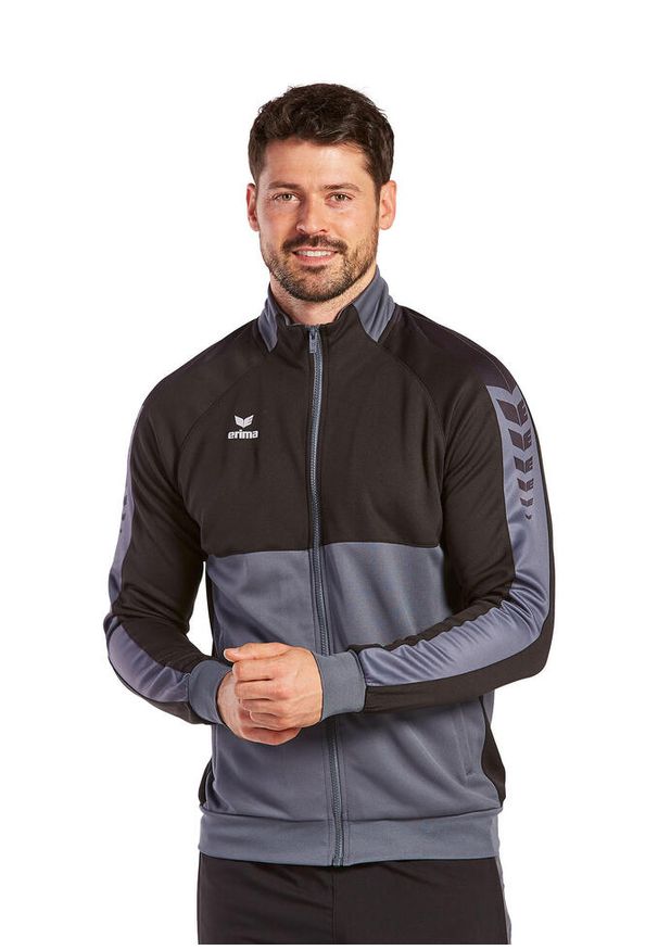 ERIMA - Kurtka Erima Worker Six Wings. Kolor: czarny, szary, wielokolorowy. Sport: fitness
