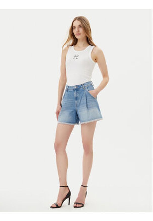 JOOP! Jeans Szorty jeansowe 30046454 Niebieski Relaxed Fit. Kolor: niebieski. Materiał: bawełna