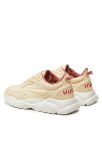 Hugo - HUGO Sneakersy Leon 50536660 Beżowy. Kolor: beżowy. Materiał: materiał #5