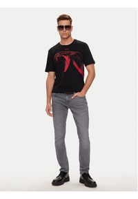 Hugo T-Shirt Dikobra 50519013 Czarny Regular Fit. Kolor: czarny. Materiał: bawełna