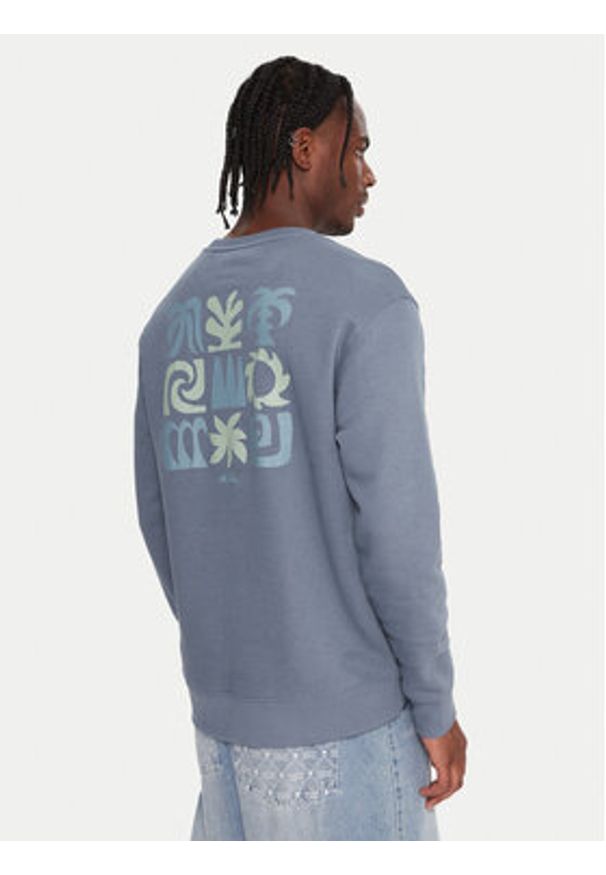 Quiksilver Bluza Salt Water Graphic EQYFT05127 Niebieski Comfort Fit. Kolor: niebieski. Materiał: bawełna
