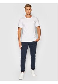 Polo Ralph Lauren T-Shirt Sle 714844756004 Biały Regular Fit. Typ kołnierza: polo. Kolor: biały. Materiał: bawełna #5