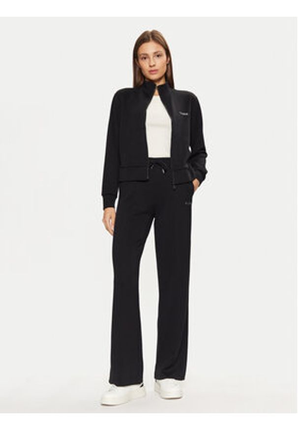 Guess Bluza V5RQ17 KCOB2 Czarny Regular Fit. Kolor: czarny. Materiał: syntetyk, wiskoza