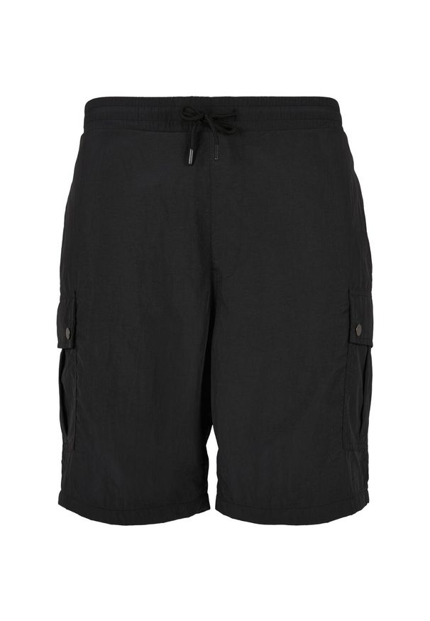 Szorty Urban Classics nylon cargo. Kolor: czarny. Materiał: nylon. Długość: krótkie. Sezon: lato