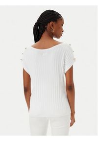 MET Sweter M10 242MG Biały Regular Fit. Kolor: biały. Materiał: syntetyk #4