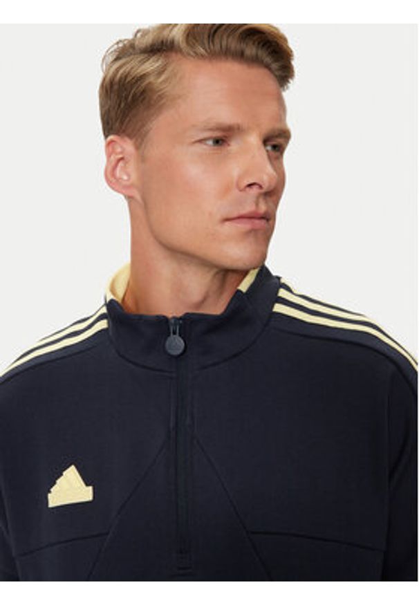 Adidas - adidas Bluza House of Tiro IW5952 Granatowy Regular Fit. Kolor: niebieski. Materiał: syntetyk, bawełna