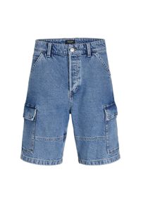 Szorty Jack & Jones Cargo Alex jasnoniebieski denim. Kolor: niebieski. Materiał: denim. Sport: skateboard #1