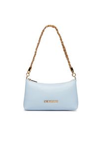 Love Moschino - LOVE MOSCHINO Torebka JC4143PP1OLX0701 Błękitny. Kolor: niebieski. Materiał: skórzane #4