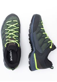 Salewa - Buty trekkingowe męskie zielone SALEWA MS MTN TRAINER LITE GTX. Okazja: na spacer. Zapięcie: sznurówki. Kolor: zielony. Materiał: guma, zamsz, nylon, skóra. Szerokość cholewki: normalna. Sport: turystyka piesza #4