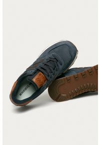 New Balance - Buty ML574NBD. Nosek buta: okrągły. Zapięcie: sznurówki. Kolor: niebieski. Materiał: guma. Model: New Balance 574