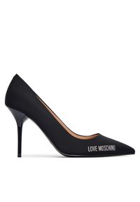 Love Moschino - LOVE MOSCHINO Szpilki JA10299G0NIM0000 Czarny. Kolor: czarny. Materiał: materiał. Obcas: na szpilce