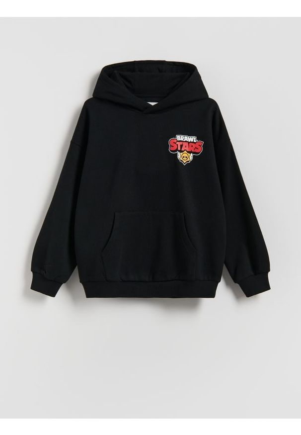Reserved - Bluza Brawl Stars - czarny. Kolor: czarny. Materiał: bawełna, dzianina