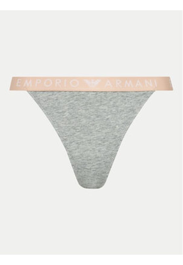 Emporio Armani Underwear Komplet 2 par stringów 164522 4F227 00948 Szary. Kolor: szary. Materiał: bawełna