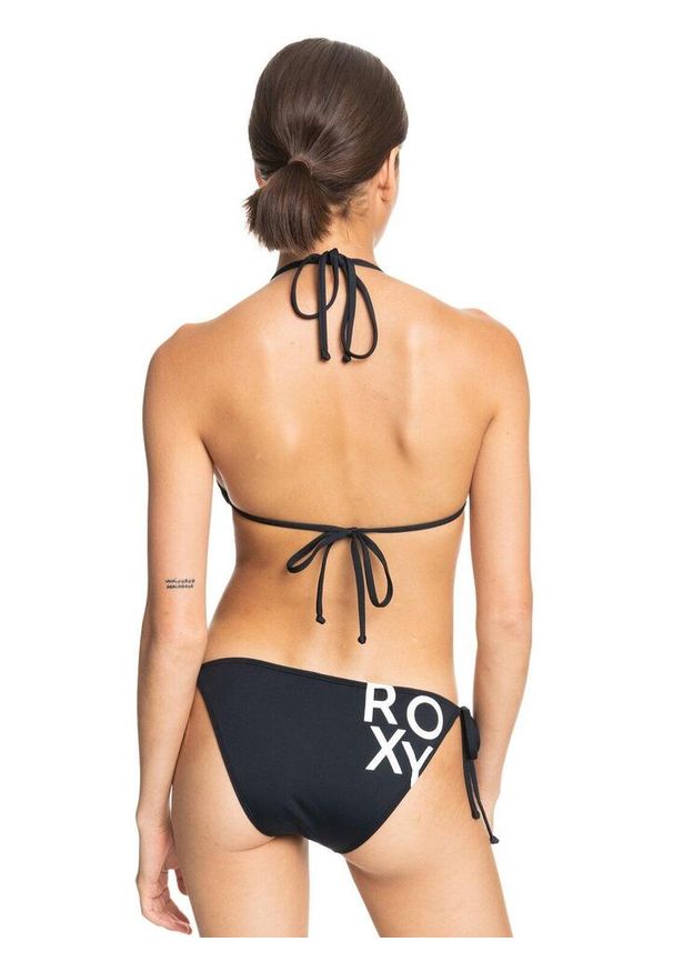 Roxy - Zestaw trójkątny bikini dla Kobiety BEACH CLASSICS TIE SIDE Czarny. Kolor: szary. Materiał: nylon, elastan, materiał