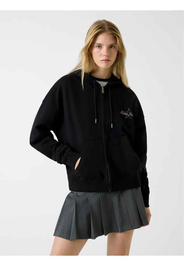 Guess Jeans Bluza 180727 Czarny Classic Fit. Kolor: czarny