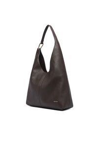Calvin Klein Torebka Slouchy Leather Md Shoulder Bag LV04F3543G Brązowy. Kolor: brązowy. Materiał: skórzane #2