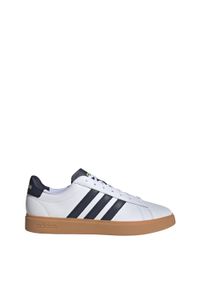 Buty do chodzenia dla dorosłych Adidas Grand Court 2.0. Kolor: brązowy, wielokolorowy, biały, niebieski. Materiał: materiał. Sport: turystyka piesza