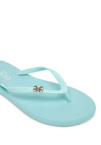 Guess Japonki E6GZ14 BB00F Turkusowy. Kolor: turkusowy. Materiał: syntetyk #4