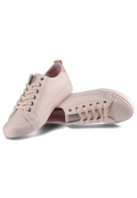 Różowe Trampki Cross Jeans Damskie Modne Półbuty. Okazja: na co dzień. Kolor: różowy. Materiał: guma, materiał, syntetyk. Sezon: wiosna, lato. Styl: klasyczny, casual, elegancki #8