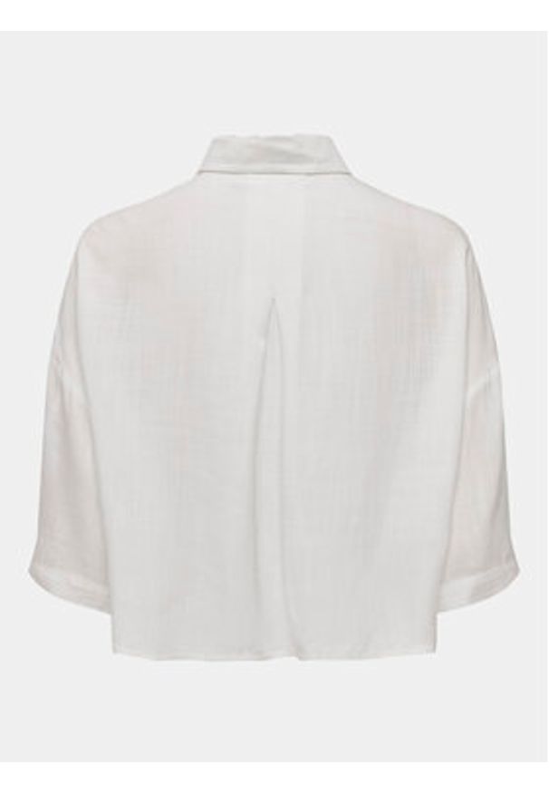 only - ONLY Koszula Lastrid 15307870 Biały Regular Fit. Kolor: biały. Materiał: wiskoza