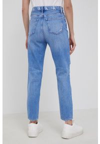 Calvin Klein Jeans Jeansy damskie high waist. Stan: podwyższony. Kolor: niebieski #4
