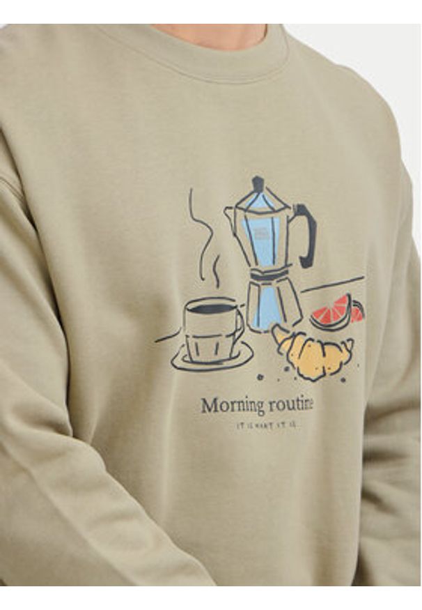 !SOLID - Solid Bluza Mulder 21108364 Beżowy Regular Fit. Kolor: beżowy. Materiał: bawełna