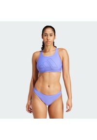 Adidas - Góra Bikini Big Bars. Kolor: niebieski #1