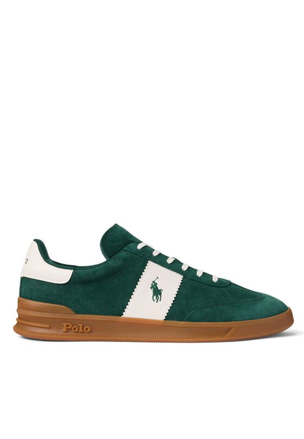 Polo Ralph Lauren Sneakersy Hrt Aera Pp 809954903005 Zielony. Kolor: zielony. Materiał: zamsz, skóra