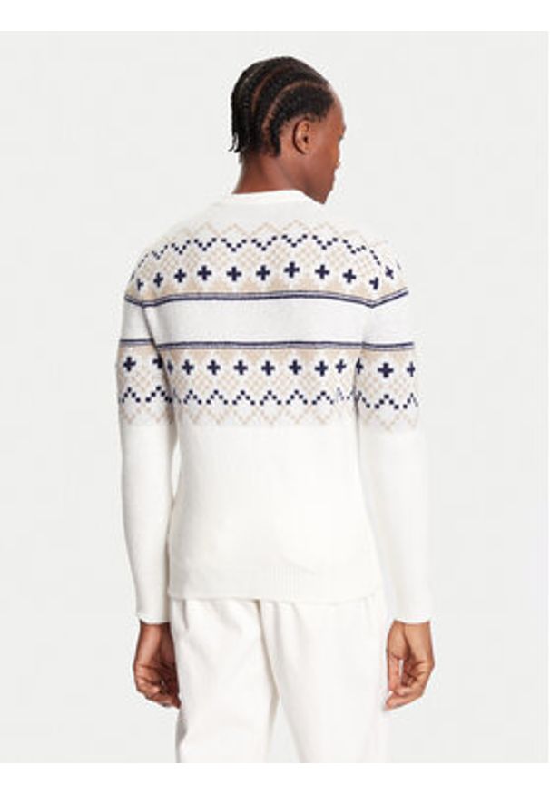 Guess Sweter M5BR61 Z4142 Écru Regular Fit. Materiał: syntetyk