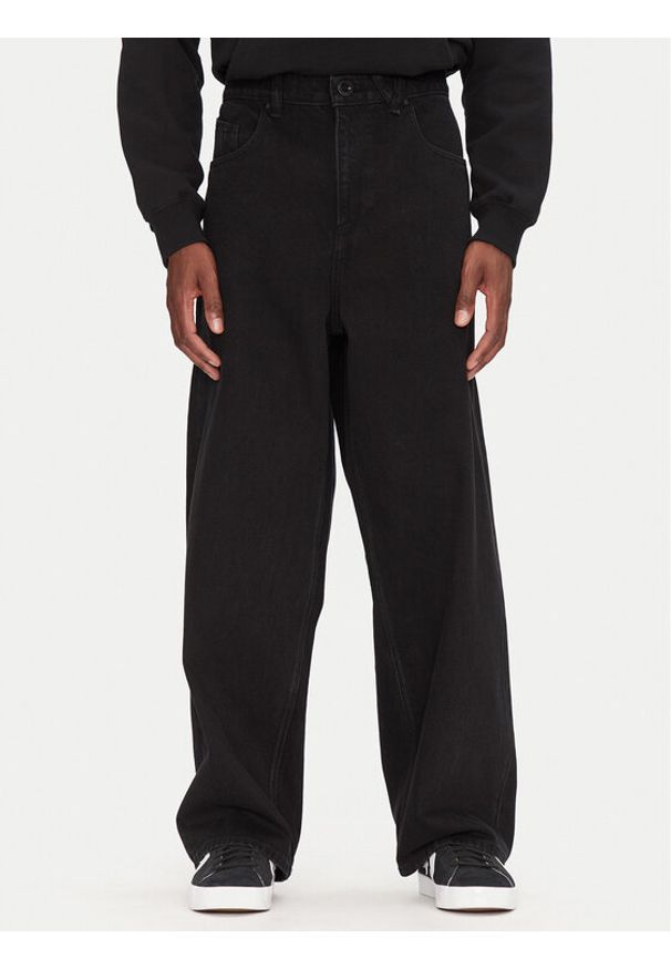 Volcom Jeansy Chillow A1912502 Czarny Loose Fit. Kolor: czarny