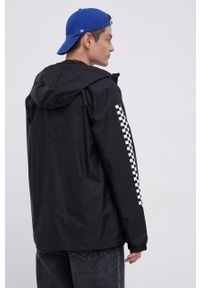 Vans Kurtka męska kolor czarny przejściowa. Okazja: na co dzień. Kolor: czarny. Materiał: tkanina. Wzór: gładki. Styl: casual #2