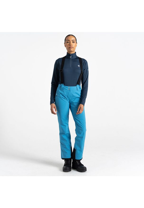 DARE 2B - Shrink Damskie spodnie narciarskie. Kolor: niebieski. Sezon: zima. Sport: narciarstwo