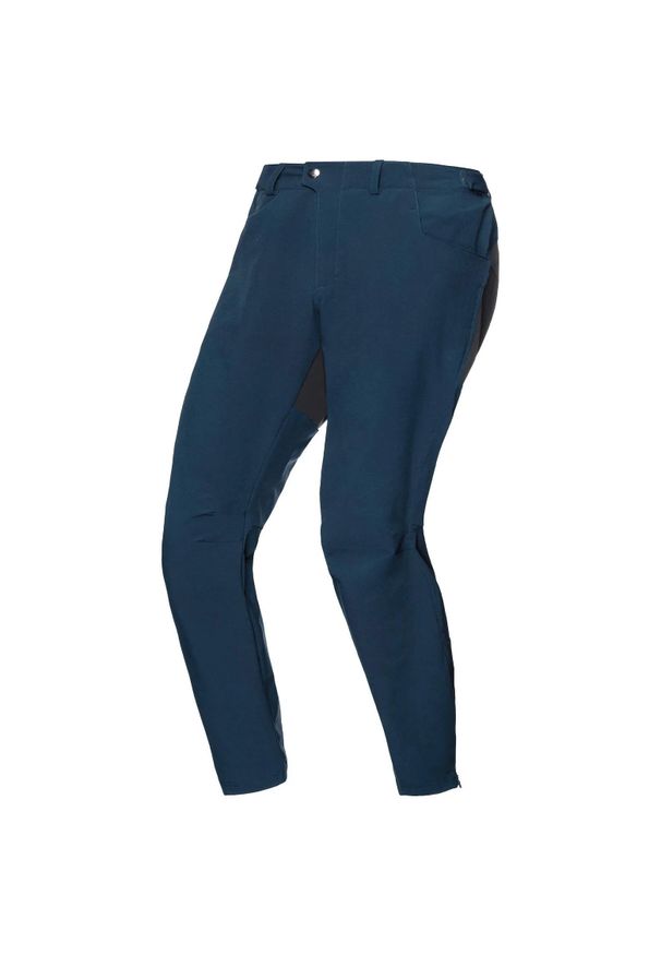 Vaude - Spodnie VAUDE Qimsa Light II softshell. Kolor: niebieski. Materiał: softshell. Długość: długie. Sport: kolarstwo