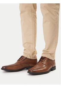 Clarks Półbuty Tilden Walk 261300957 Brązowy. Kolor: brązowy. Materiał: skóra #3