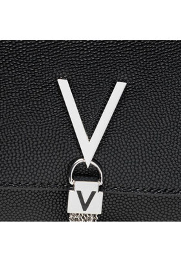 VALENTINO - Valentino Torebka Divina VBS1R401G Czarny. Kolor: czarny. Materiał: skórzane