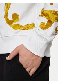 Versace Jeans Couture Bluza 76GAI3RW Biały Regular Fit. Kolor: biały. Materiał: bawełna #3