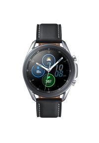 Smartwatch SAMSUNG Galaxy Watch 3 SM-R845N 45mm LTE Srebrny. Rodzaj zegarka: smartwatch. Kolor: srebrny. Materiał: skóra. Styl: elegancki #6