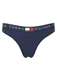 TOMMY HILFIGER - Tommy Hilfiger Stringi UW0UW06039 Granatowy. Kolor: niebieski. Materiał: bawełna #4