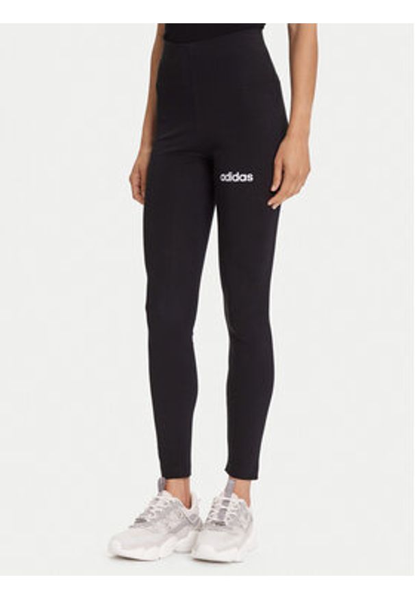 Adidas - adidas Dres Leisure JX0474 Czarny Regular Fit. Kolor: czarny. Materiał: syntetyk