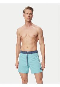 Quiksilver Szorty kąpielowe Surfsilk Kaimana EQYBS04891 Niebieski jasny Regular Fit. Kolor: niebieski. Materiał: syntetyk #4