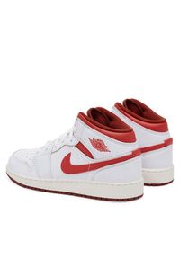 Nike Sneakersy Air Jordan 1 MID SE FJ3464 Biały. Kolor: biały. Materiał: skóra. Model: Nike Air Jordan #4