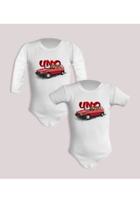 nikiniki - Fiat Uno — body (Rozmiar: 6M; Długość rękawa: długi; Rodzaj nadruku: Fiat Uno). Materiał: bawełna. Wzór: nadruk