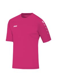 Koszulka dla dzieci Jako Team. Kolor: biały, różowy, wielokolorowy. Sport: piłka nożna #1