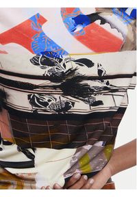 Desigual T-Shirt Collage 25SWTK14 Kolorowy Regular Fit. Materiał: wiskoza. Wzór: kolorowy #5