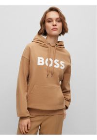 BOSS - Boss Bluza 50490635 Brązowy Regular Fit. Kolor: brązowy #1