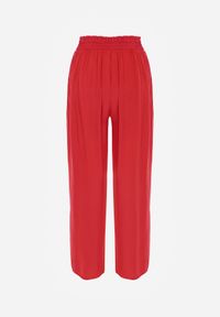 Renee - Czerwone Spodnie Karrill. Kolor: czerwony. Materiał: wiskoza. Długość: długie. Sezon: lato. Styl: elegancki #6