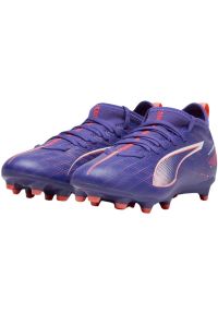 Buty Puma Ultra 5 Match FG/AG 108096 01 fioletowe. Zapięcie: sznurówki. Kolor: fioletowy. Materiał: włókno, materiał. Szerokość cholewki: normalna. Sport: piłka nożna #5