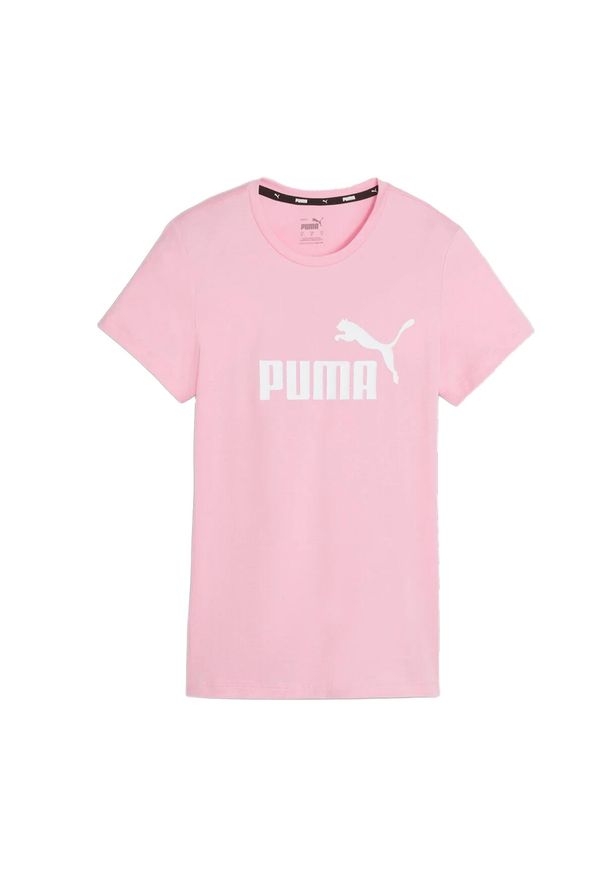 Puma - T-shirt Damski Logo ESS. Kolor: różowy