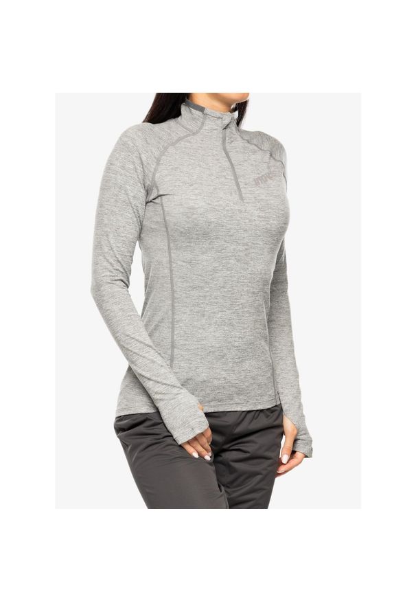 Bluza do biegania damska Inov-8 Train Elite Mid LSZ. Kolor: szary